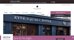 Desktop Screenshot of eyresquarehotel.com